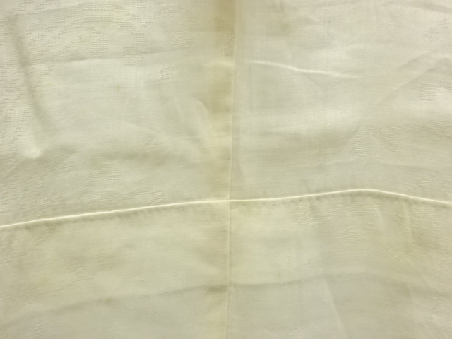  アンティーク　本麻すかし織荒波模様長襦袢